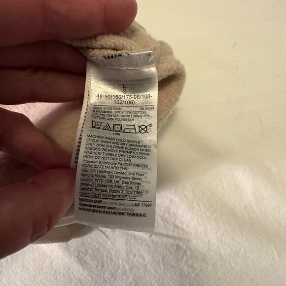 Gap Hoodie Sweatshirt Dress – Size Large - 0110 - Picture 4 of 8